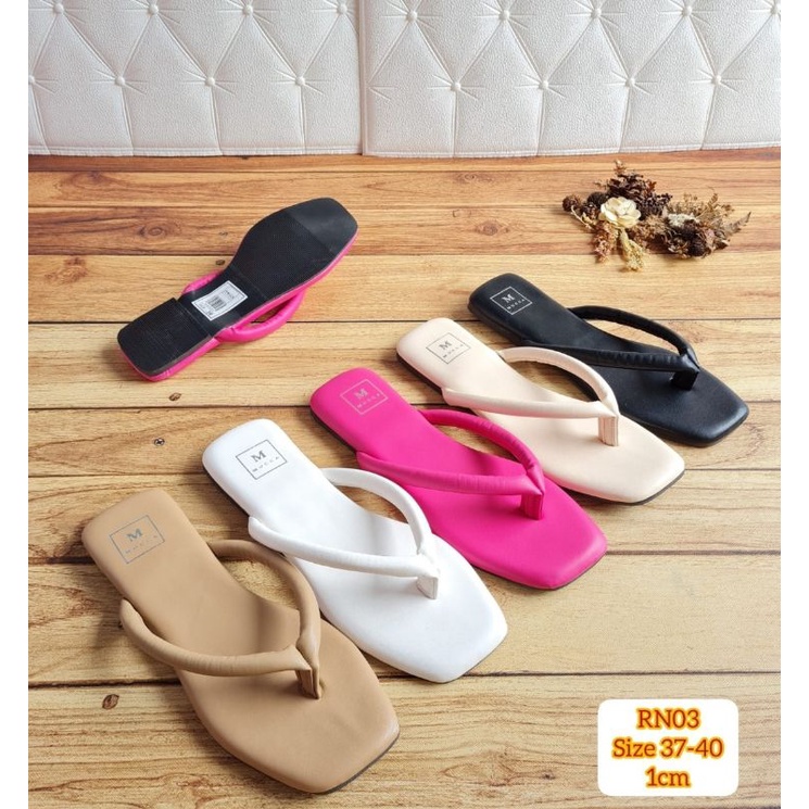 ABBUSHOES RN 03 sendal teflek jepit agrima 1cm