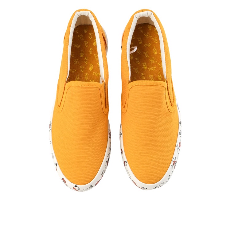 SEPATU SLIP ON WANITA HUSH PUPPIES ORIGINAL CASUAL BRANDED YELLOW HW19