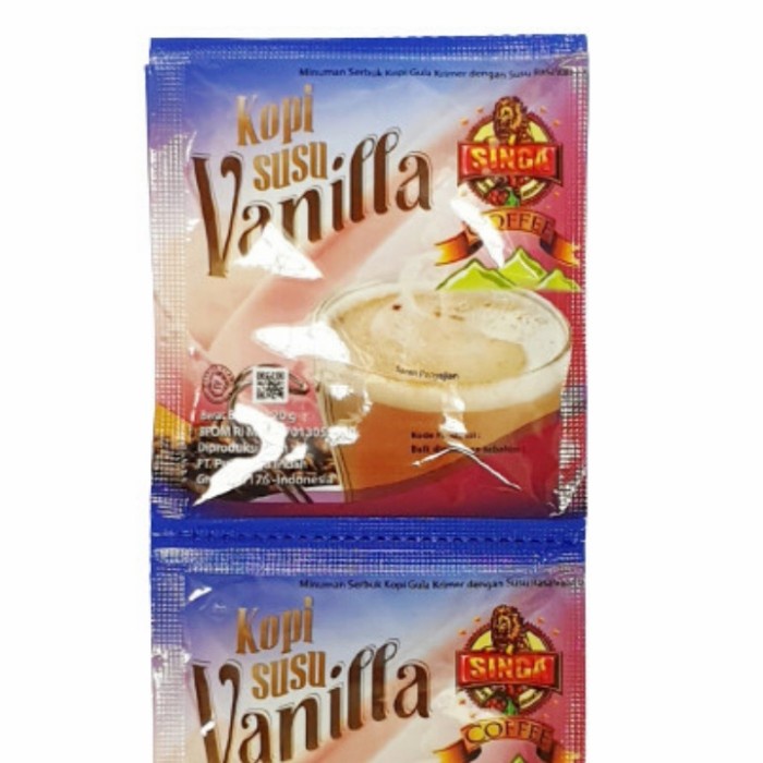 

Singa Kopi Susu Vanilla Renteng 10 x @20gr