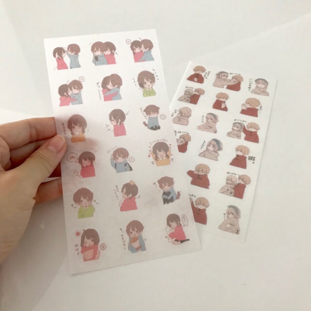 

Stiker lovely couple ten little indian boys sticker