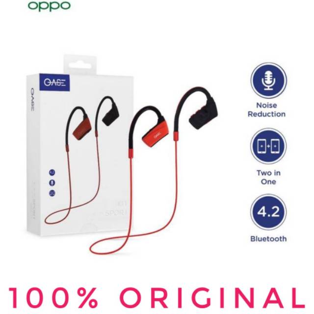 Headset Bluetooth Oppo Oase K11 Headphone Sport Earphone Handsfree Original Henpri