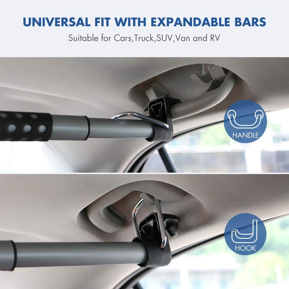 Expandable Car Hanger Clothes | Gantungan Bar Baju Jas Pakaian Mobil