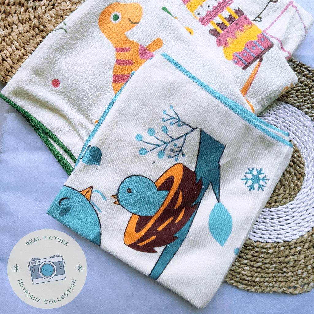 Handuk Bayi Baru Lahir Lembut Super Soft Tebal Dan Halus Ukuran 50 x 100Cm Unisex Meyriana Collection