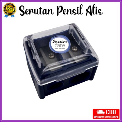 Rautan Pensil Alis Alat Kosmetik Eyebrow SERUTAN PENSIL ALIS 2in1 Pencil Sharpener