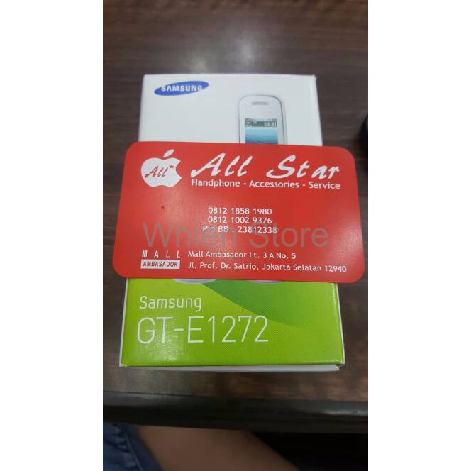 samsung caramel GT E1272 garansi resmi samsung 1tahun