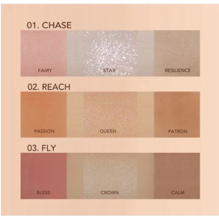 ✿ELYSABETHME✿ Y.O.U face palette sparkling (contour blush dan highlight) satu makeup untuk retouch padat