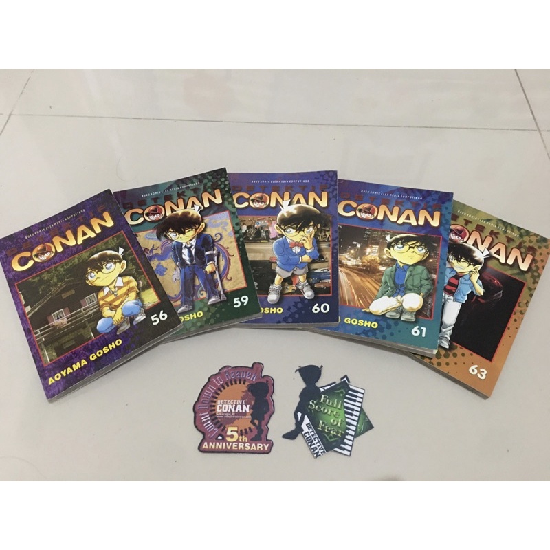 FREE GIFT] Vol. 56-63 Obral Komik Jepang (Manga) “Detektif Conan” Bahasa Indonesia (Bekas)