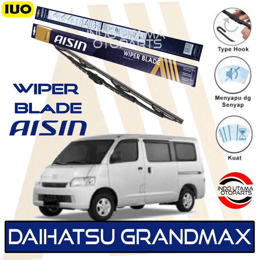 Wiper Mobil Daihatsu Grandmax AISIN Advantage 16-20&quot; ORIGINAL