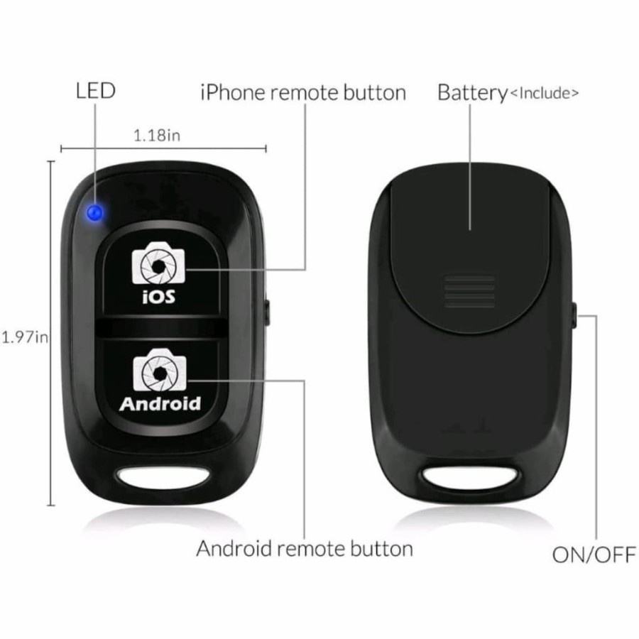 Tomsis Bluetooth - Tombol Narsis - Remote Shutter For Andorid &amp; IOS