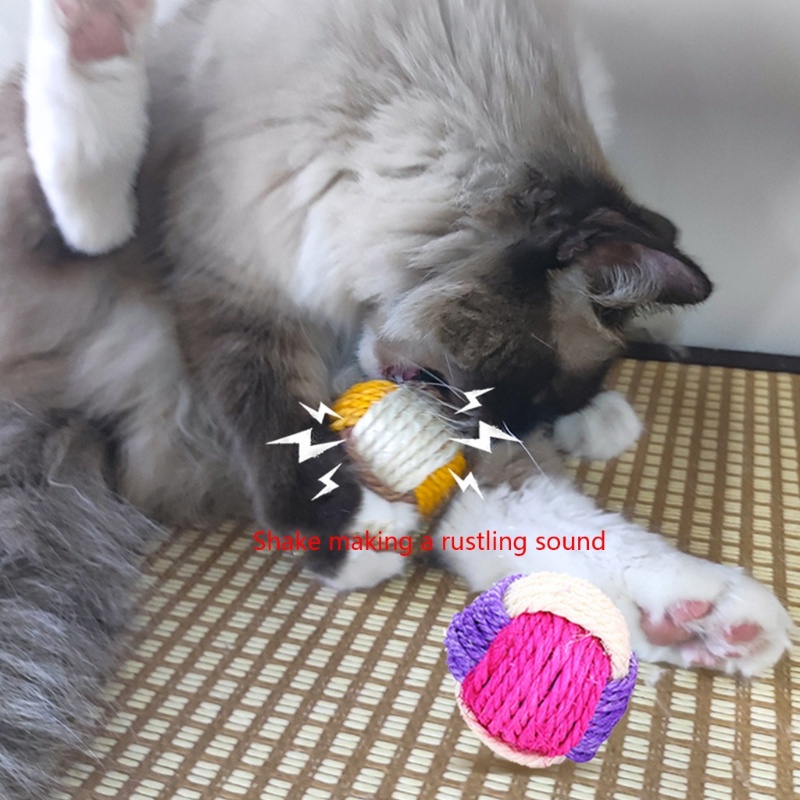 Mainan Garukan Kucing Bahan Sisal Untuk Indoor