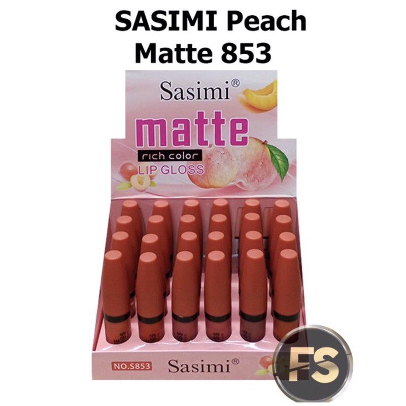 “SATUAN” LIPCREAM SASIMI PEACH MATTE 853
