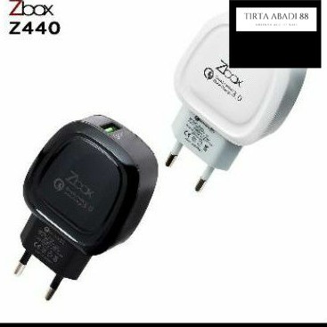 NEW charger travel charge ces casan Zbox Z440 QC3.0 fast charging plus kabel micro usb