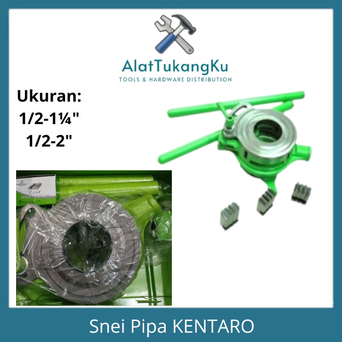 

Alat Senai Pipa 1/2-1¼" Inchi KENTARO/Snai Pipa Besi kentaro