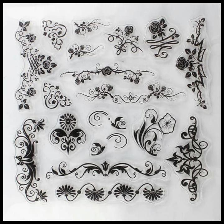 

Kualitas Terbaik Clear Stamp - Floral Swirl