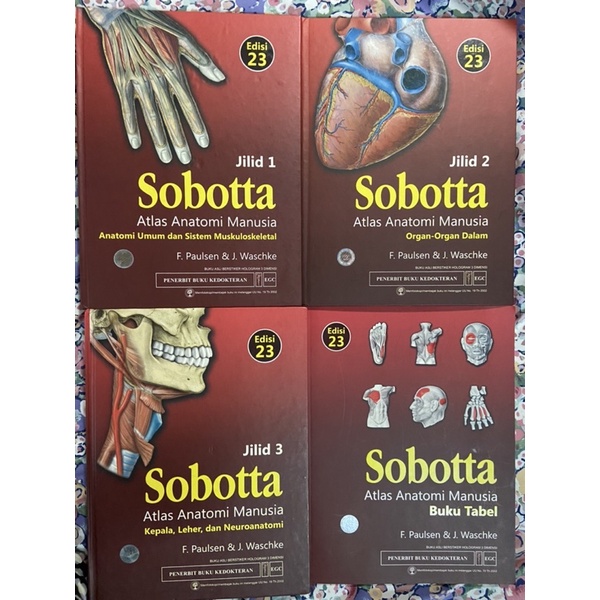 Sobotta Atlas Anatomi Manusia Edisi 23 ORIGINAL (bekas)