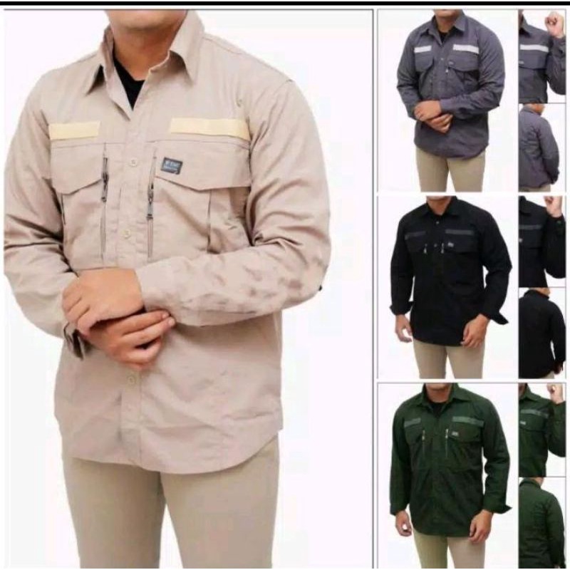 KEMEJA TACTICAL W ,T LENGAN PANJANG PRIA TERBARU