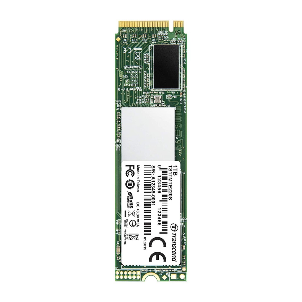 M.2 NVMe Transcend MTE220S 256 / 512GB / 1TB / 2TB SSD M.2 PCIe Gen 3x4 NVMe