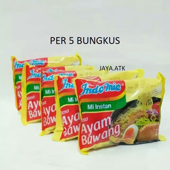 INDOMIE KUAH MIE KUAH INDOMIE AYAM BAWANG PER 5 BUNGKUS