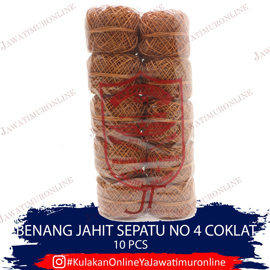 Benang Jahit Sepatu Nomer 4 (Isi 10Roll)