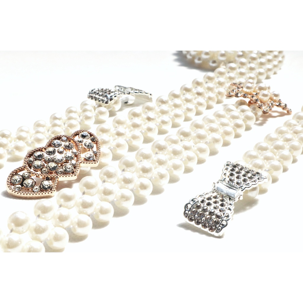 Ikat Pinggang Wanita MUTIARA Korea Fashion Style Women Gesper Cewe Elastis