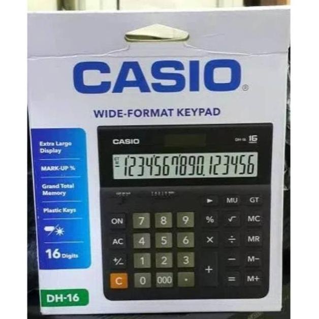 

<<<<<] Kalkulator 16 Digit CASIO DH-16 / Calculator Besar