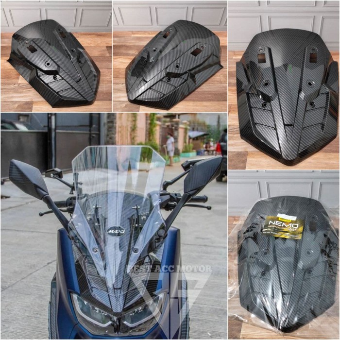 PAKET CARBON NEMO ALL NEW NMAX 2020 2021 AKSESORIS MOTOR NEW NMAX 2020
