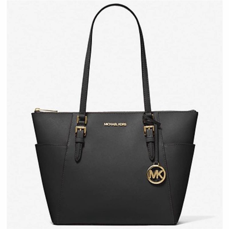 MICHAEL KORS CHARLOTTE BLACK TOTE WANITA