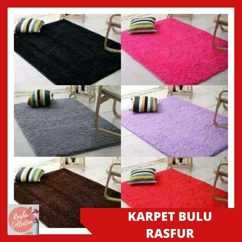 RC Karpet Import  KARPET RASFUR murah Ukuran tanggung 100x150