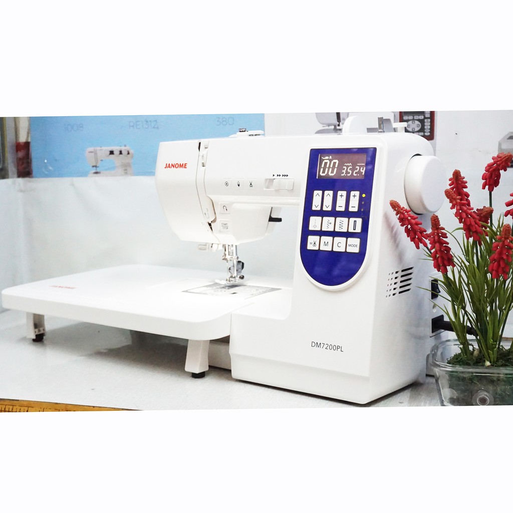 mesin jahit portable merk Janome type DM7200PL - biru tua