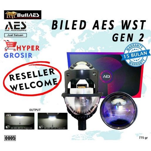 BILED AES WST 2.5 BLUELENS GEN 2 Projector AES BILED motor mobil inchi ORI