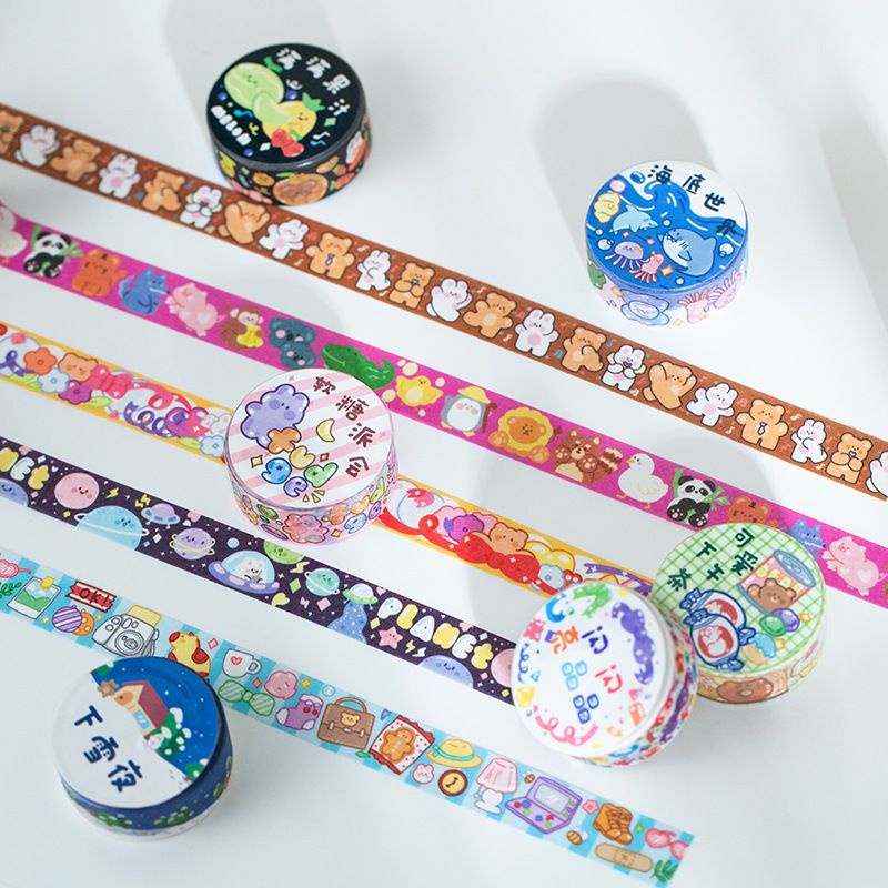 

yuxian washi tape and paper tape for planner, decoration scrapbooking and jurnal