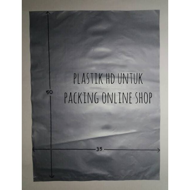 Kantong Plastik Bungkus Tebal Tanpa Plong Packing Online Shop 35 x 50