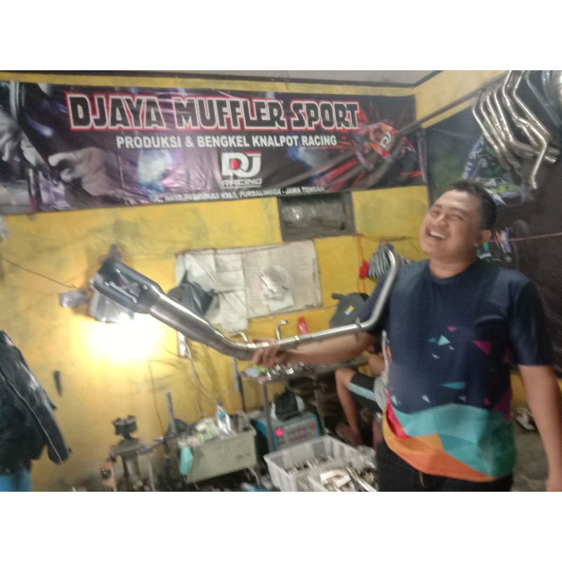 full set knalpot Austin racing untuk Yamaha R15 v2/v3