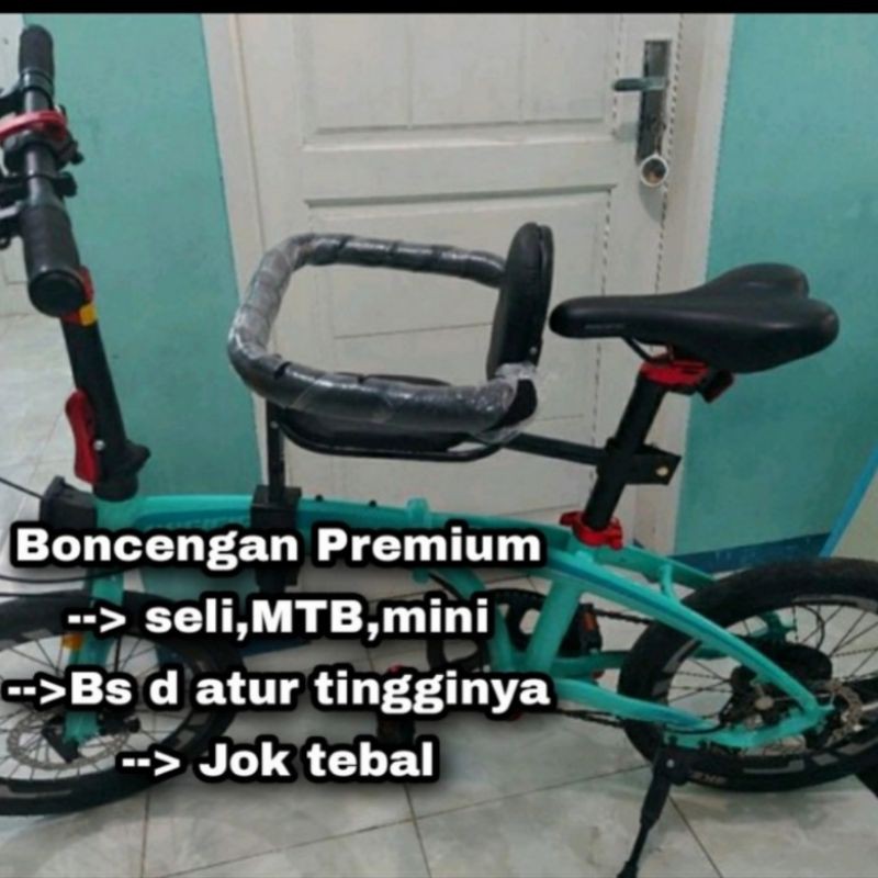 Boncengan depan sepeda lipat/ boncengan sepeda MTB/boncengan sepeda anak depan