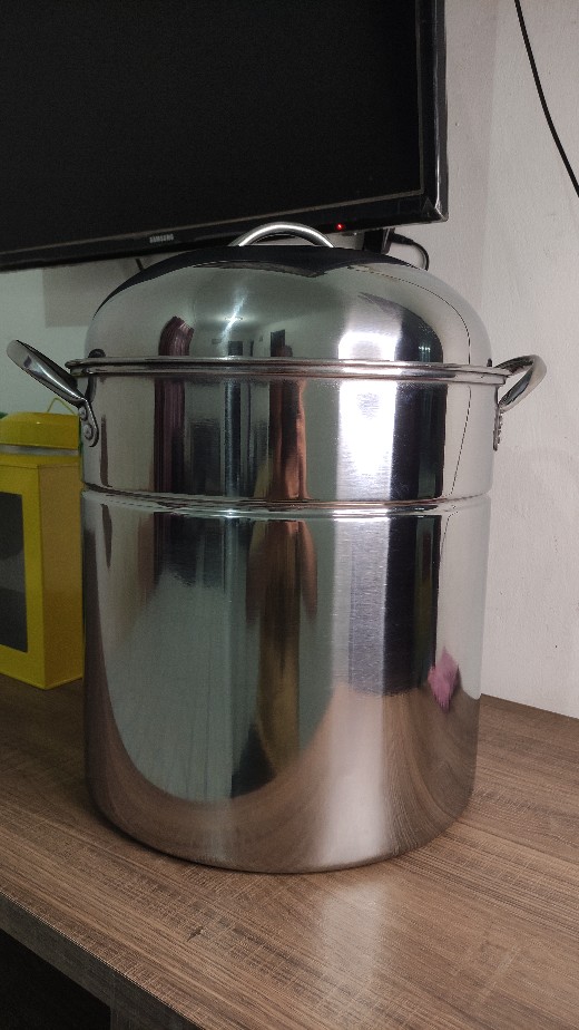 (khusus Ojek )panci Bakso Supra 30qt Stainless. Bakso Pot