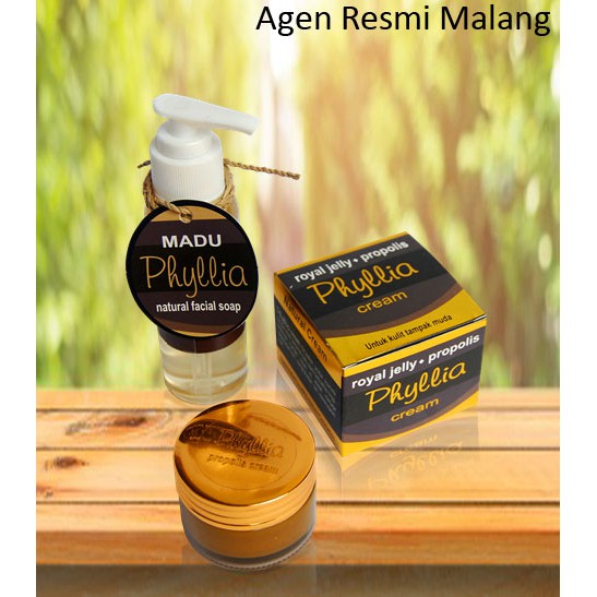 PAKET (Original) Phyllia Propolis Cream Kecantikan Wanita Pria Kosmetik Alami Sertifikat BPOM