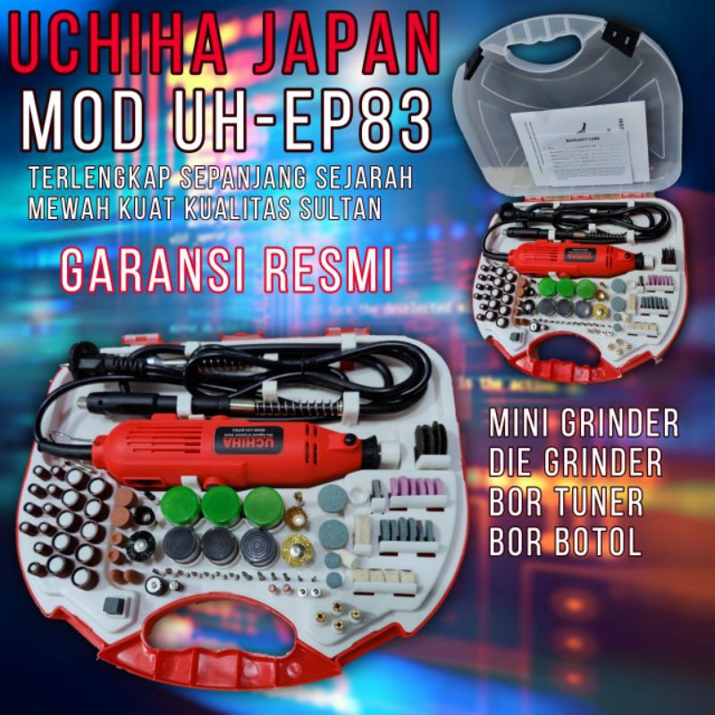 Promo! Bor Botol Gerinda Tuner Mini Die Griender Full Bonus Uchiha Japan Teknologi