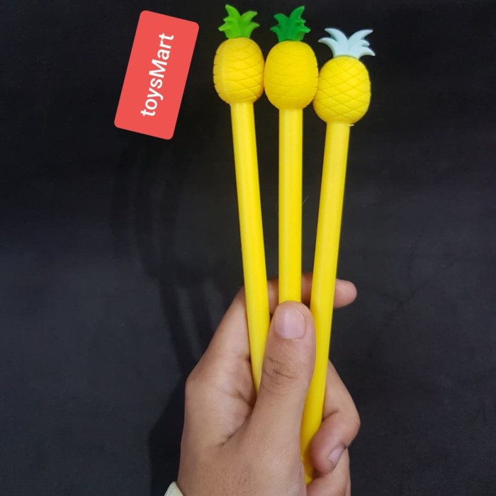 

alat tulis unik pulpen karakter nanas