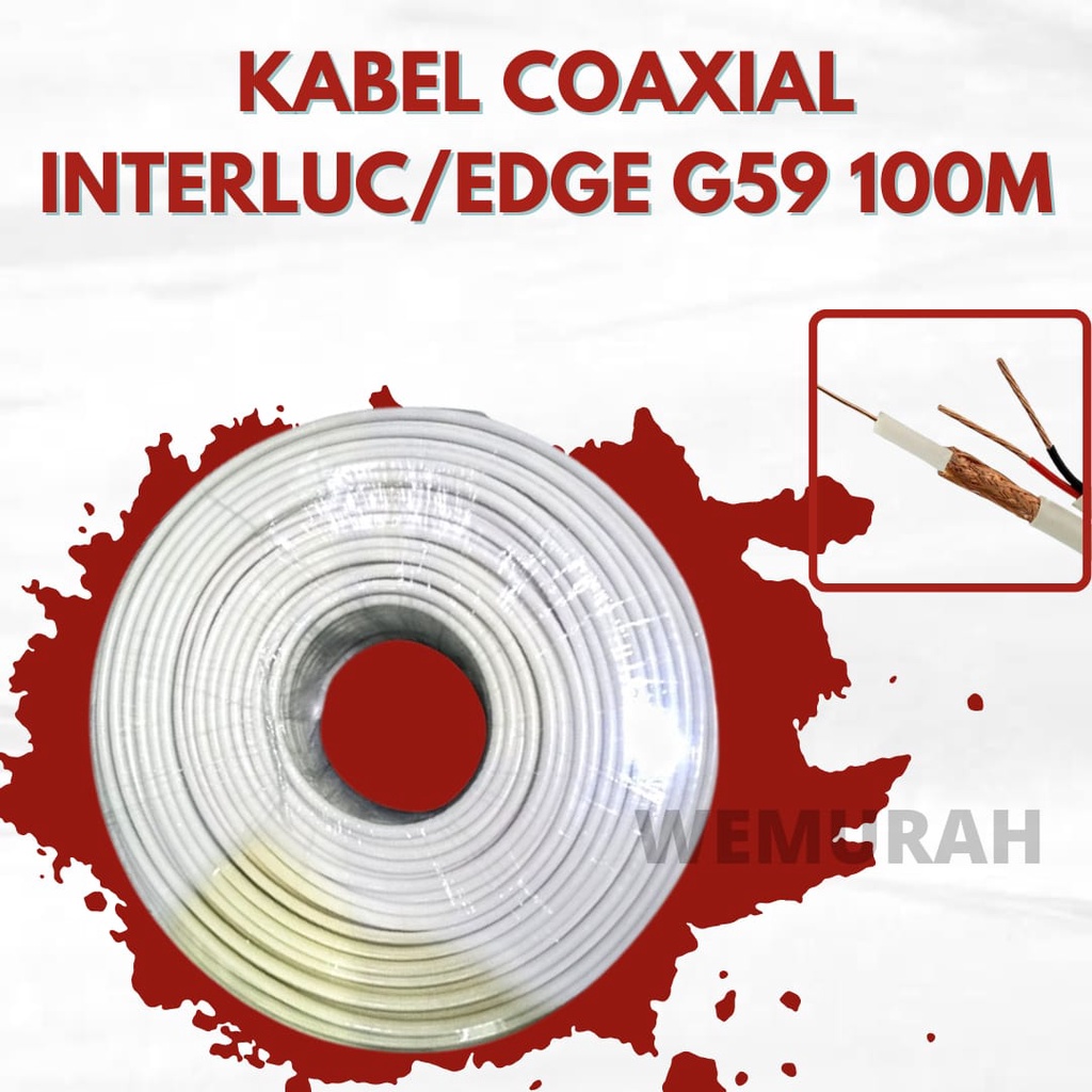 Kabel CCTV RG59 100 meter - Kabel LAN 100M