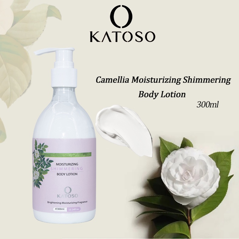 (BPOM) Katoso Camellia Moisturizing Shimmering Body Lotion - 300ml