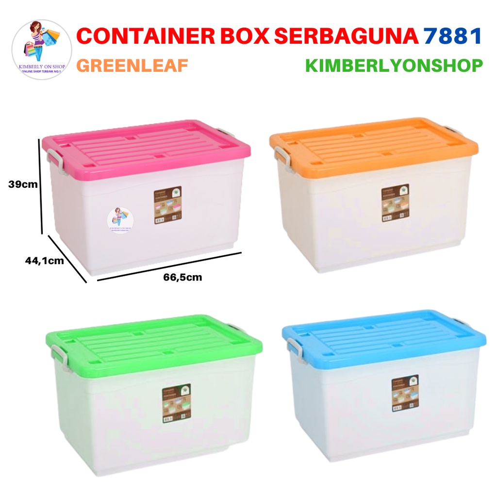 Container Box 75 Liter 7881 Green Leaf