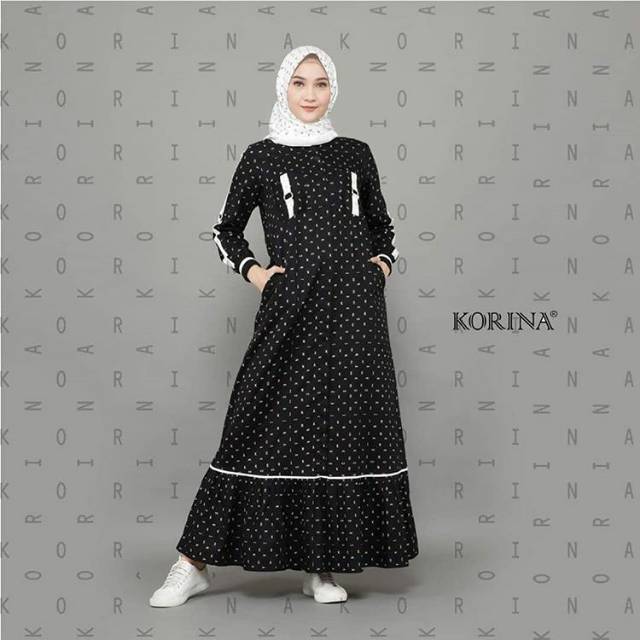 GAMIS AYESHA by KORINA DRESS MODERN CANTIK IBUINDUNG