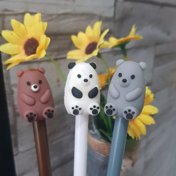 

Pulpen Gel Lucu Karet Motif We Bare Bears - Satuan