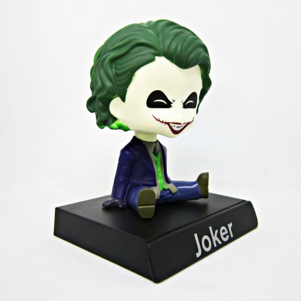 Super Murah PAJANGAN DASHBOARD MOBIL JOKER DUDUK KEPALA GOYANG MINIATUR HIASAN