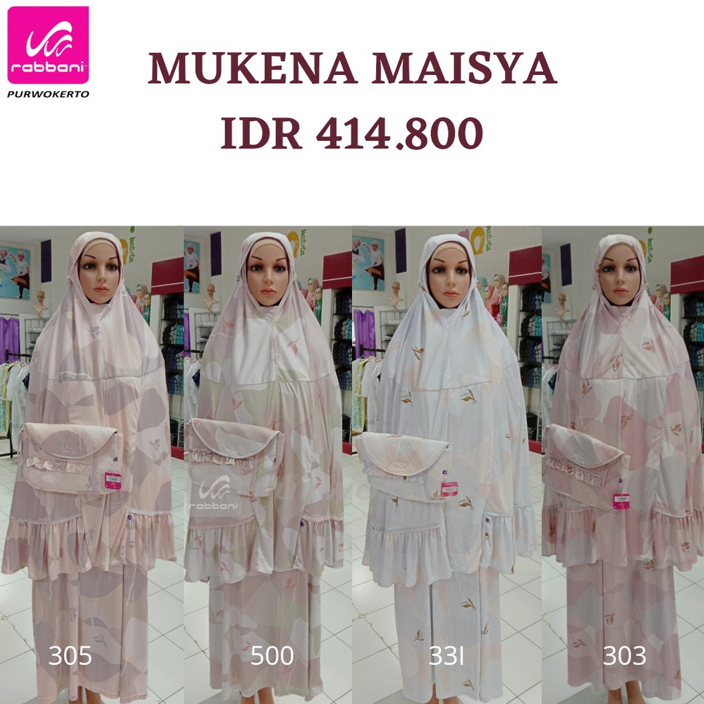 MUKENA MAISYA RABBANI - MUKENA RABBANI MAISYA