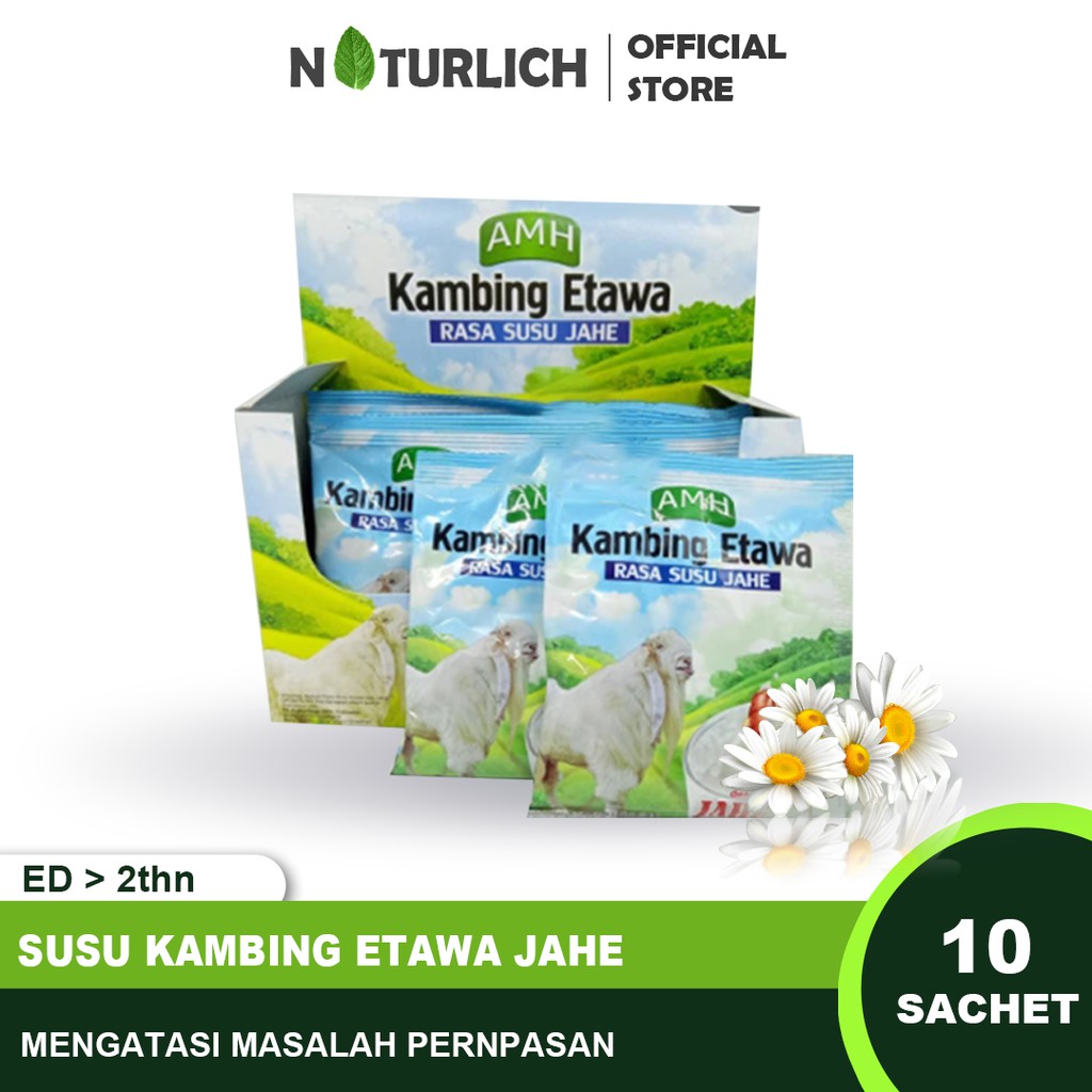 

Susu Kambing Etawa plus jahe 10 Sachet Meningkatkan imunitas tubuh dan mengatasi masalah pencernaan