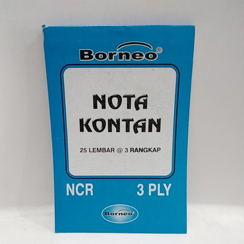 

Borneo Nota Kontan 3ply