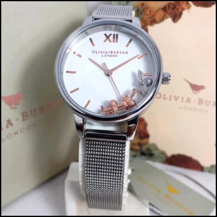 Jam Tangan Wanita Olivia Burton Flower Mini Bees Original Best Seller