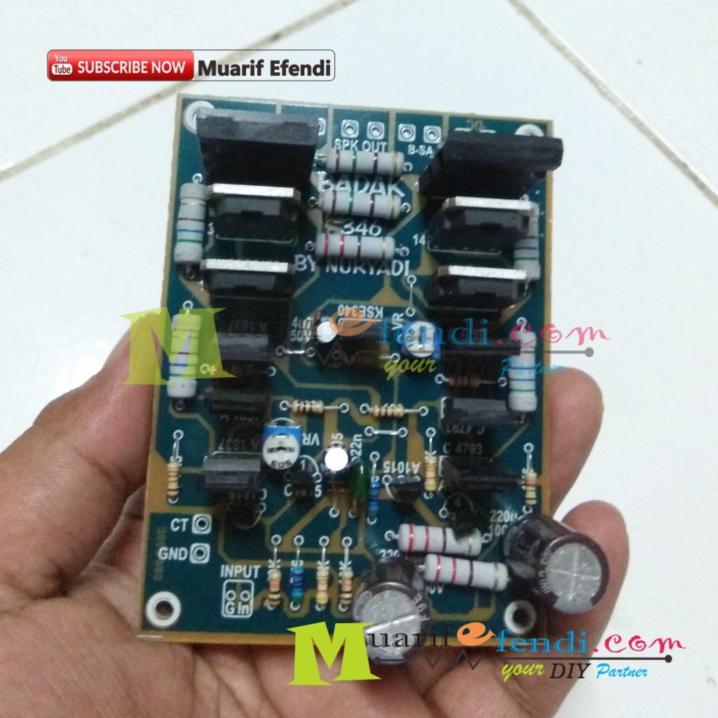 KIT driver Power Amplifier NKRI BADAK 346