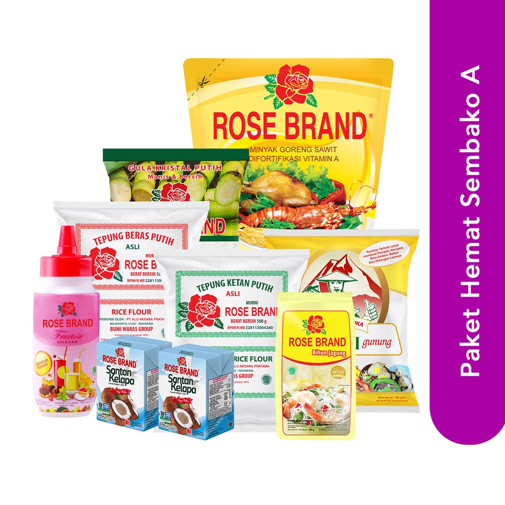 

Rose Brand - Paket Hemat Sembako A